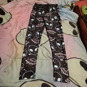 Alien ufo space leggings